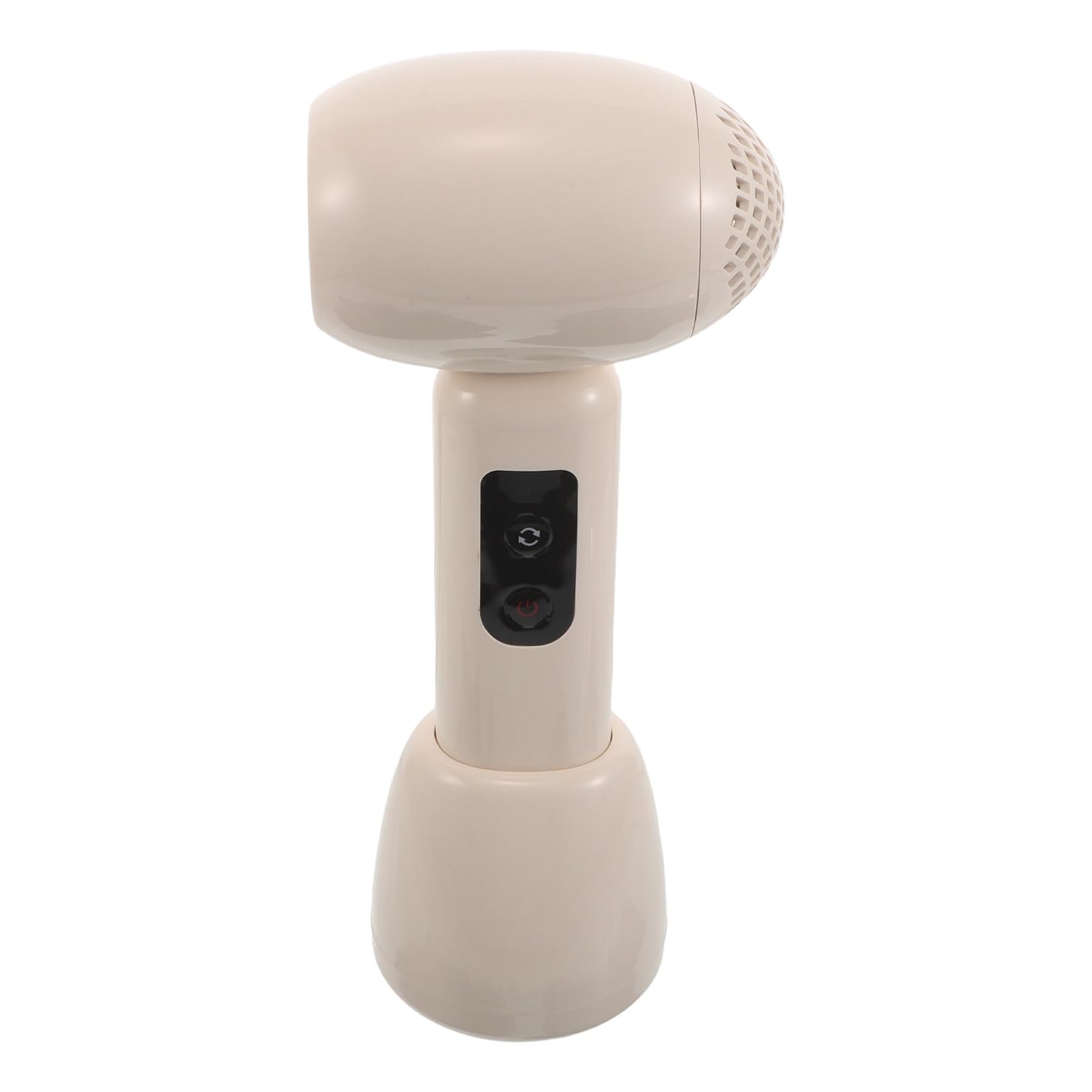 Asciugacapelli Portatile senza Fili Funzionamento Silenzioso e Temperatura Costante, Realizzato in Abs Beige per Viaggi e Campeggio All'aperto