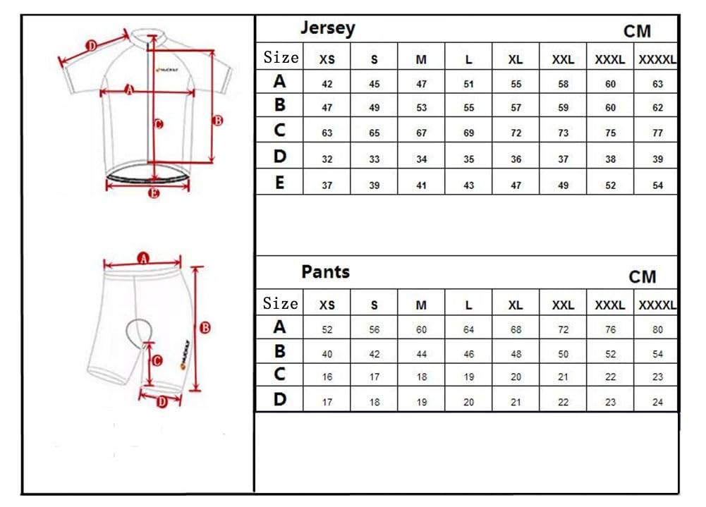 Tuta Ciclismo Uomo, Maglietta Bicicletta e Salopette Pantaloncini con Gel Imbottiti Completo Ciclismo Estivo per Bici da MTB