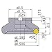 Mitsubishi Materials WSX445UR0410EA WSX445 Series Arbor Face Milling Cutter with Coolant, Right Hand, 45? Angle, 10 Teeth, 4" Cutting Dia, 1.5" Fixing Part Depth