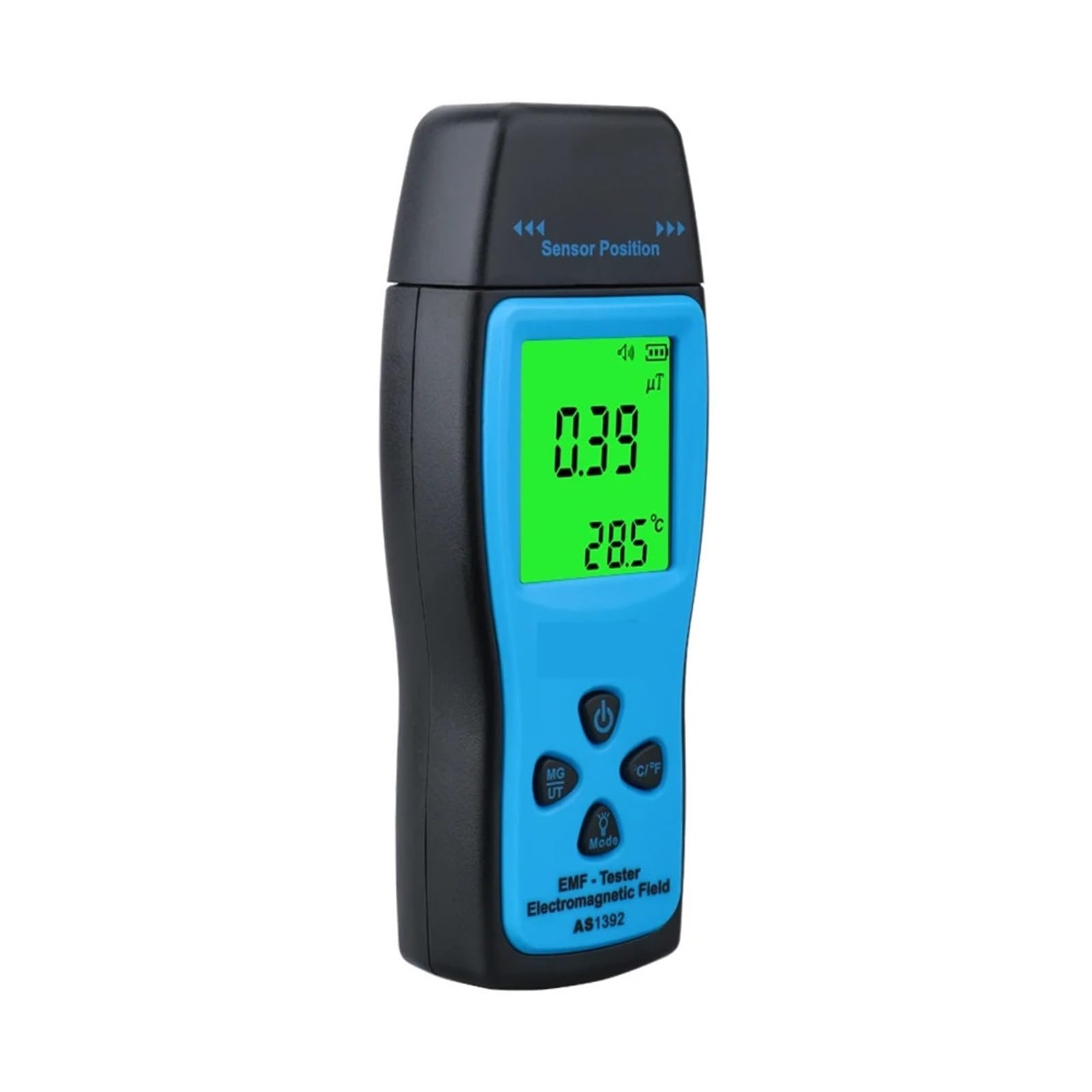 Miernik pola elektromagnetycznego Cyfrowy Miernik Pola Elektromagnetycznego Mini Tester Promieniowania Z Podświetleniem LCD Dozymetr Detektorem