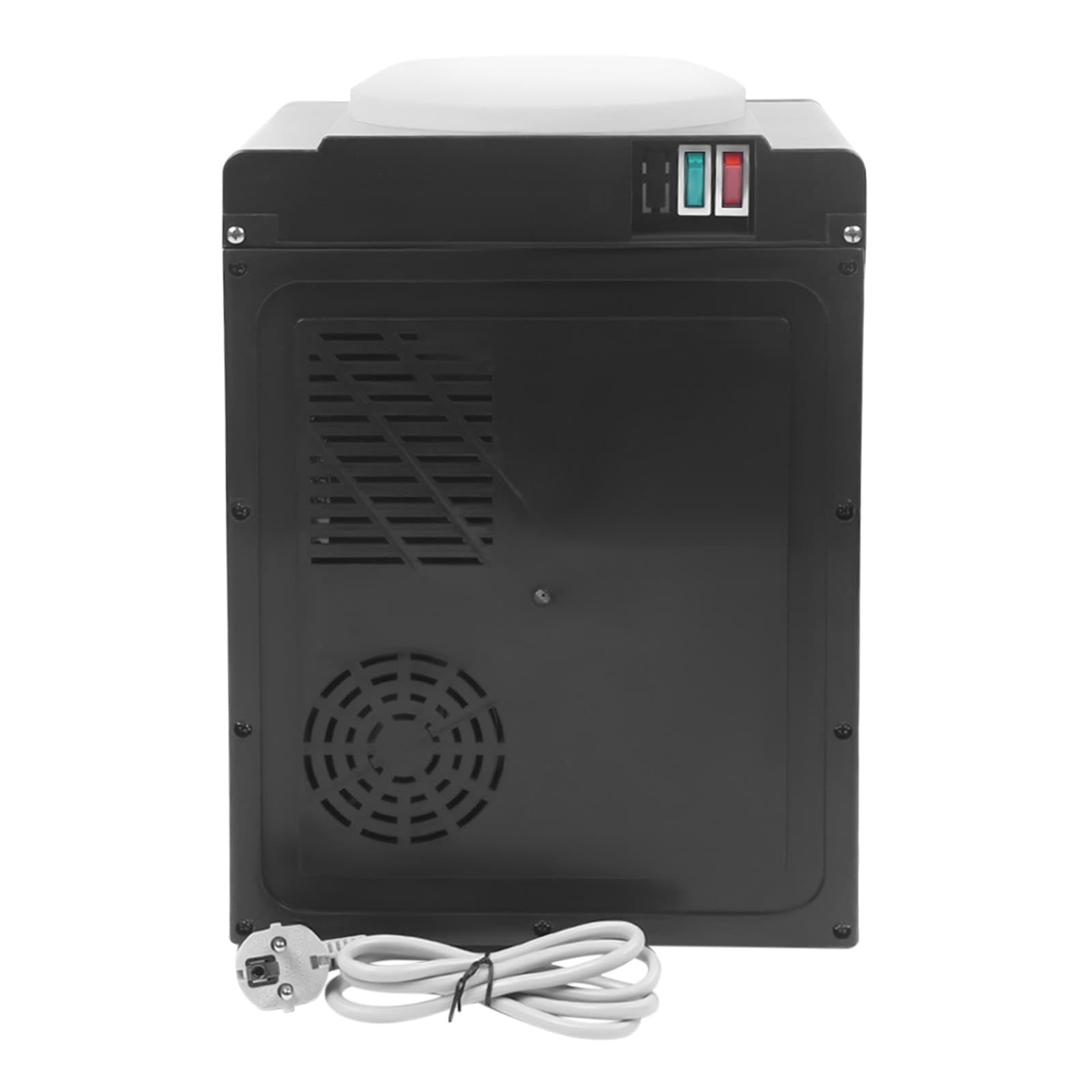 Distributeur d'eau Électrique, 550W Chauffe Rapide 10 Min, Compatible Bonbonnes 3.5L-18L, en PP et Acier Inoxydable, Design Compact, Idéal pour Bureau, Chambre, Salon