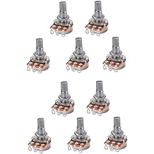 VICASKY 10 pcs bass guitar digital potentiometer guitar potentiometer b10k bass potentiometer linear potentiometer corner