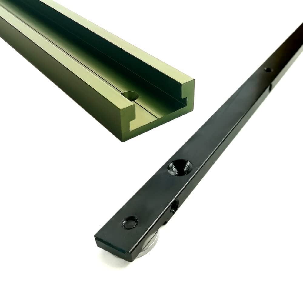 Miter Track Rail de guidage réglable en acier pour luge coulissante