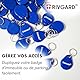 RIVGARD 10 programmierbare RFID-NFC 13,56 MHz 1 K Android NFC, Android MCT, CUID modifizierbar, private Kopie für Gebäudeausweis, Kopie von Zugangsausweis, privates Duplikat