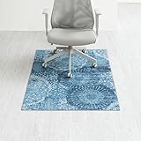 Anji Mountain Rug'd Office Chair Mat for Carpet & Hardwood Floor - Jacquard Woven Top, Anti-Slip Backing, Low Pile, Floor Protector Desk Chair Mat, Office Rugs for Rolling Chairs (36 x 48)