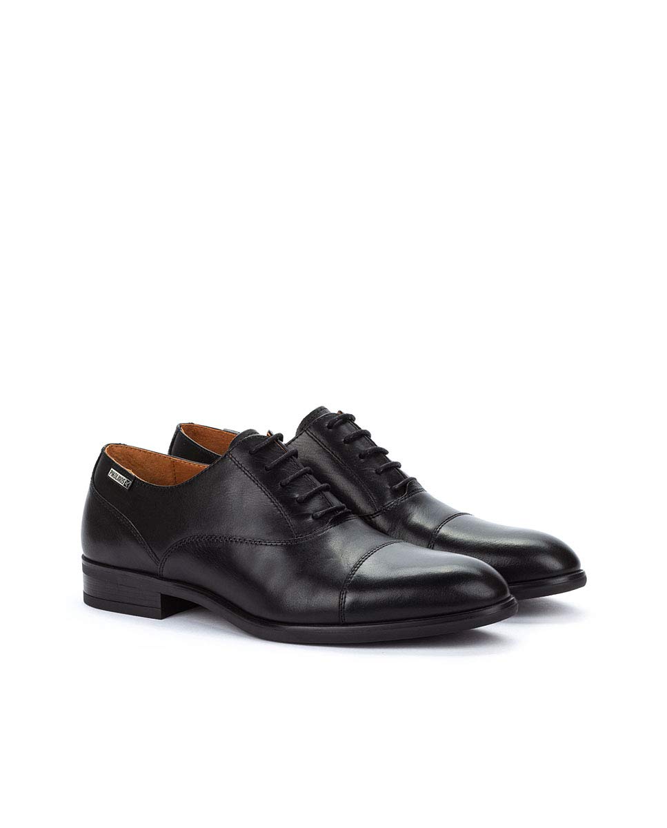 Pikolinos Bristol Zapatos Cordones Hombre | en Cuero | Plantilla Extraíble | Talla EU 39-46