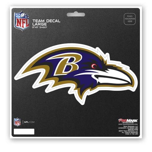 NFL - Baltimore Ravens Large Decal 8” x 8”