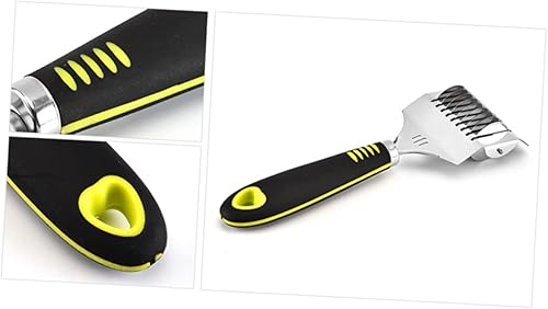 Miniatura 2 de Housoutil Máquina manual de pasta italiana Galletas italianas Enrejado Rodillo de pastelería Enrejado Rodillo cortador de corteza de pastel Cortador