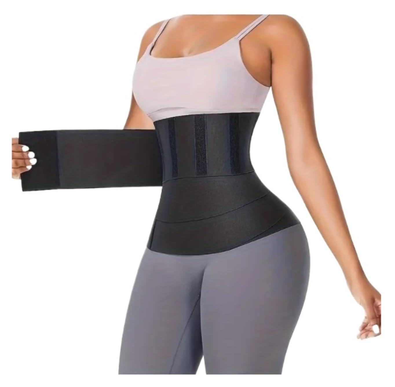 Rücken Geradehalter Taillentrainer-Trimmer, Sauna-Schwitzgürtel, Bauchwickel, Gewichtsverlust, Body Shaper, Bauchkontrolle Lendenwirbelstütze | 2 meters
