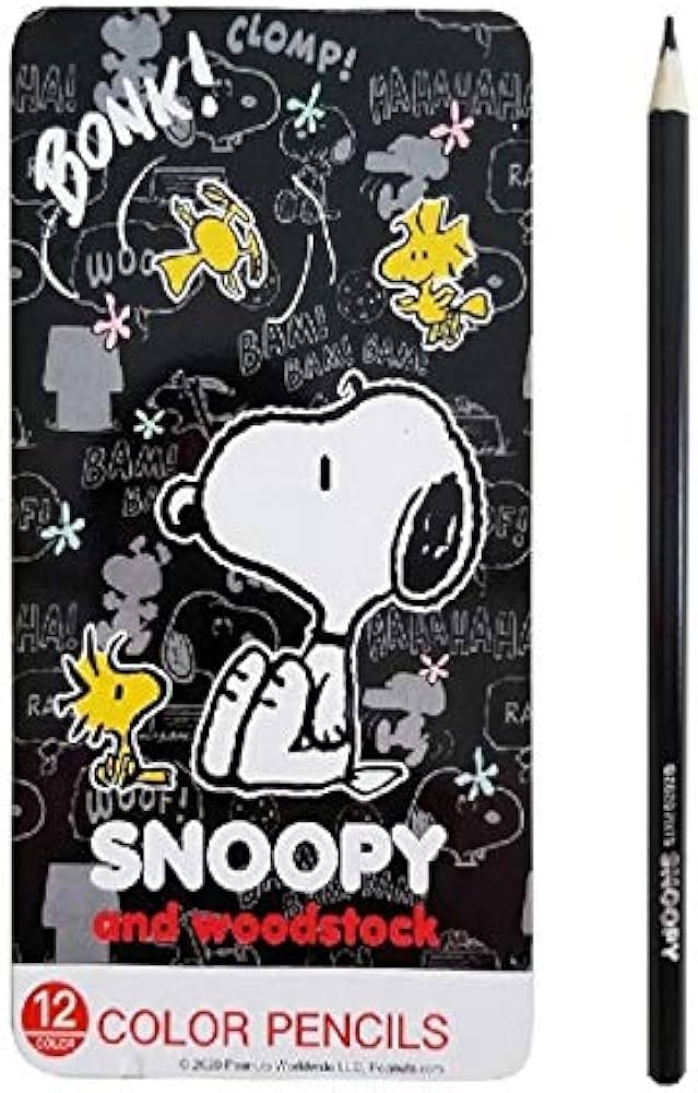 スヌーピー ミニ色鉛筆 レトロ スヌーピー色鉛筆 12色 ミニサイズ - メルカリ