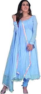 plain anarkali suit