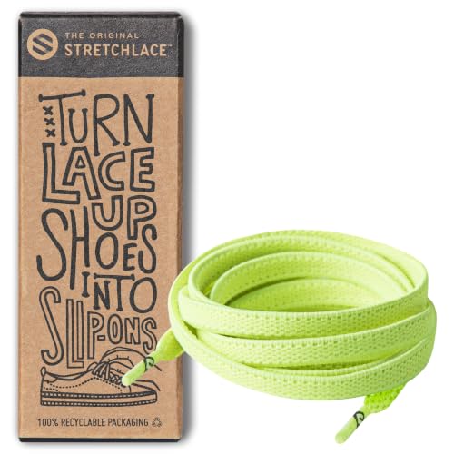Image of THE ORIGINAL STRETCHLACE Flat Elastic Stretch Shoelaces for Sneakers