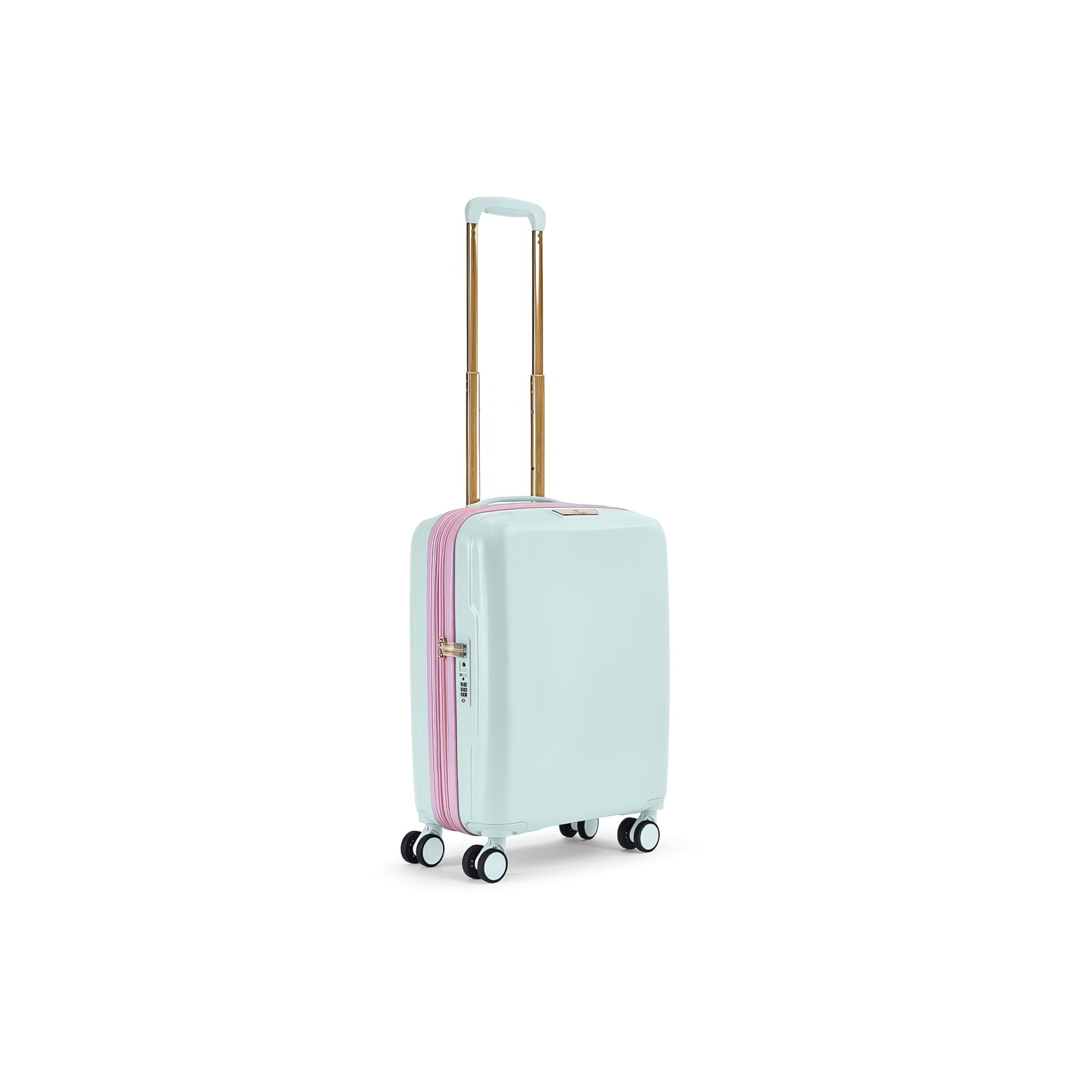 Braccialini Travel Reise stilvoll mit dem Hartschalen-Kabinentrolley raffinierten und praktischen Accessoire für alle, die Sich gern abheben. Dieser Trolley in Aqua vereint