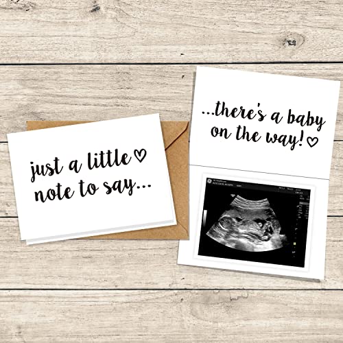 Surprise Announcement Gift Box for Grandparents, Dad, Family - Baby Coming Soon Wooden Box With Onesie, Slippers, Reveal Card3