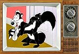Pepé Le Pew TV Fridge MAGNET 2