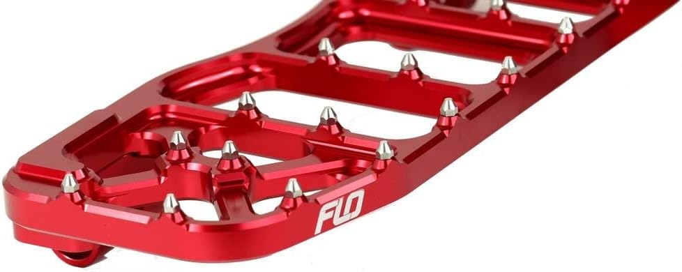 FLO Motorsports FPEG-800V5R V5 Moto Floorboard - Red