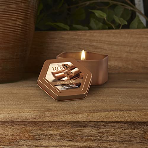Root Candles Honeycomb Traveler Scented Beeswax Blend Candle, Cinnamon Spice 4-Ounce #TOP2
