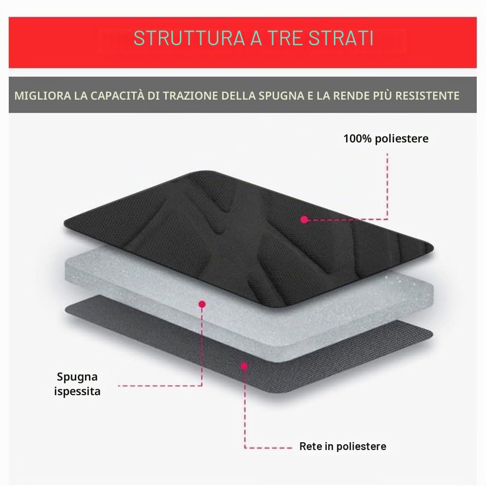 Auto Set Completo di Coprisedili per Fiat Panda Hybrid City Cross, Traspirante 5 Posti Auto Copri Sedili Antiscivolo Confortevole Protezione Accessori,A/Black