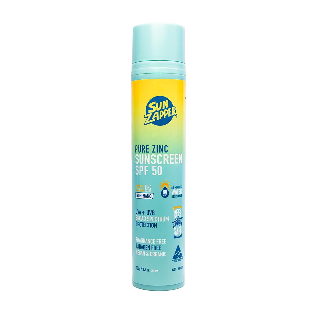 Sun Zapper Pure Zinc Sunscreen SPF 50 Lotion - 100g, 12 g (Pack of 1)