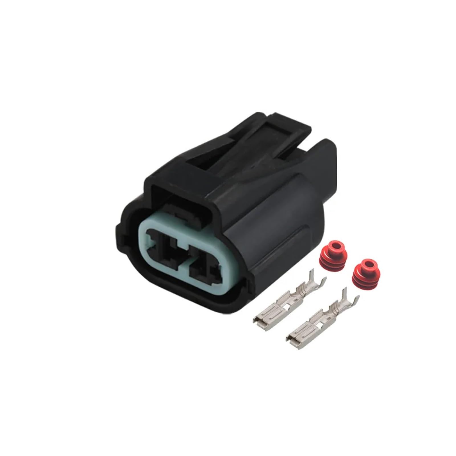 1/5/10/20 juegos de 2 pines hembra macho conector automotriz para coche PB045-02027 PB055-02840 (juego hembra, 5 juegos)