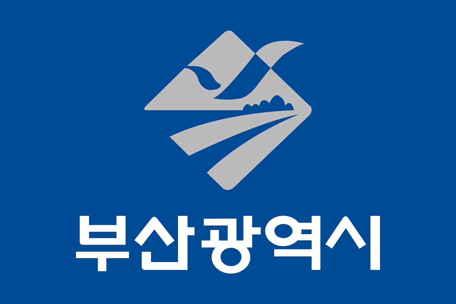 Drapeau Busan pour décoration de jardin et grand pavillon extérieur 90x150cm