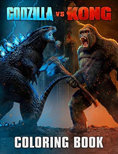 Godzilla vs. Kong Coloring Book: A Stunning Coloring Book ...