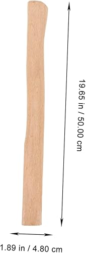 Miniatura 3 de Mango de madera de repuesto, mango de madera genuina para hacha, accesorio para hacha de madera, accesorios de mango de madera, mango de mango para