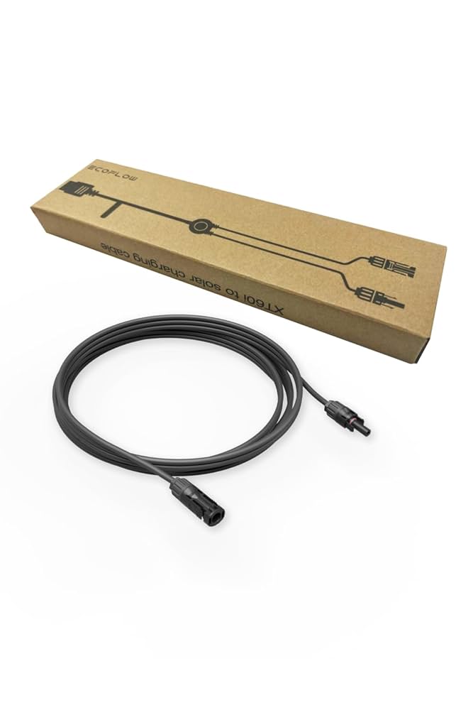 EcoFlow ソーラーパネル 3M延長ケーブル　ソーラーチャージャー接続用 Amazon.co.jp: EcoFlow ソーラーパネル用延長ケーブル 2本入り 3