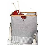 Leinwand & Bambus, grau Prym Speichern & Reisetasche Leinwand und Bambus, Grau