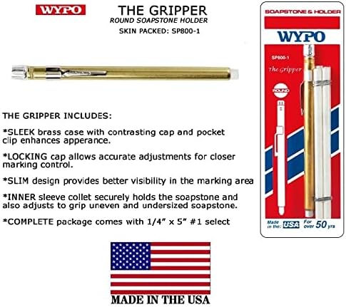 SP800-1 WYPO ラウンドソープストーンホルダー 詰め替えソープストーンマーカー5個付き SP800-1 米国製 SP-80