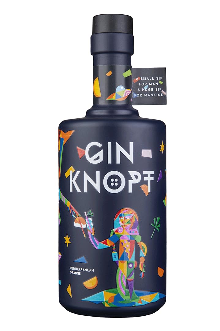 Gin Knopf | aus frischen Orangen und Käutern destilliert | einzigartiges Aroma | handcrafted Gin | 44% | 500ml