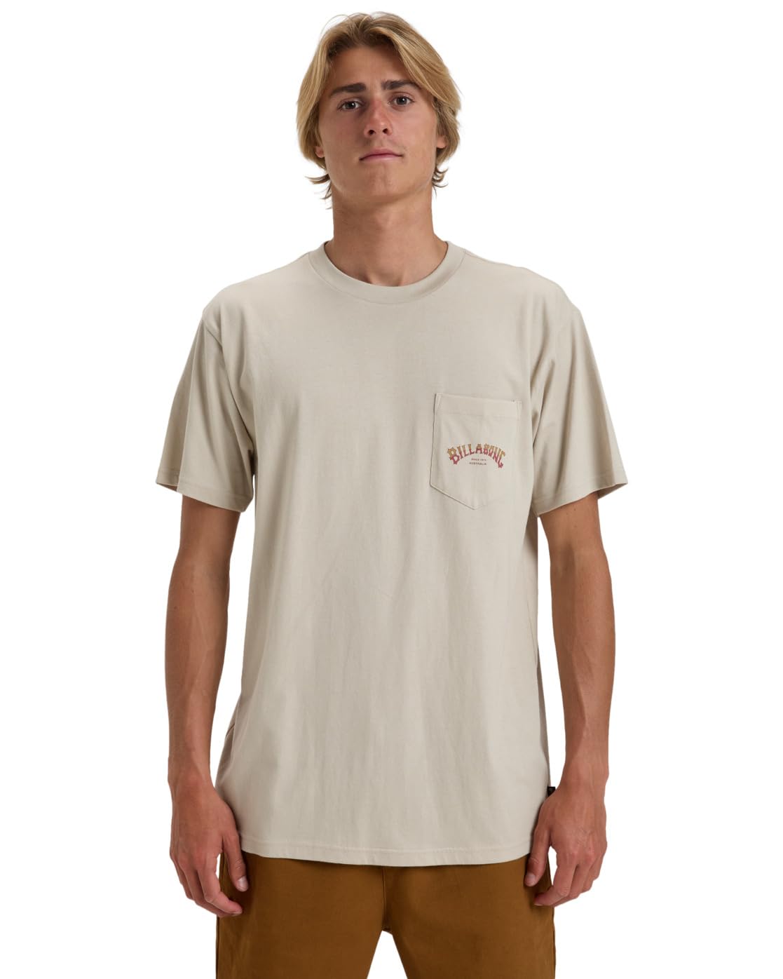 BILLABONG Stacked Arch - Pocket T-Shirt - Men - Grey