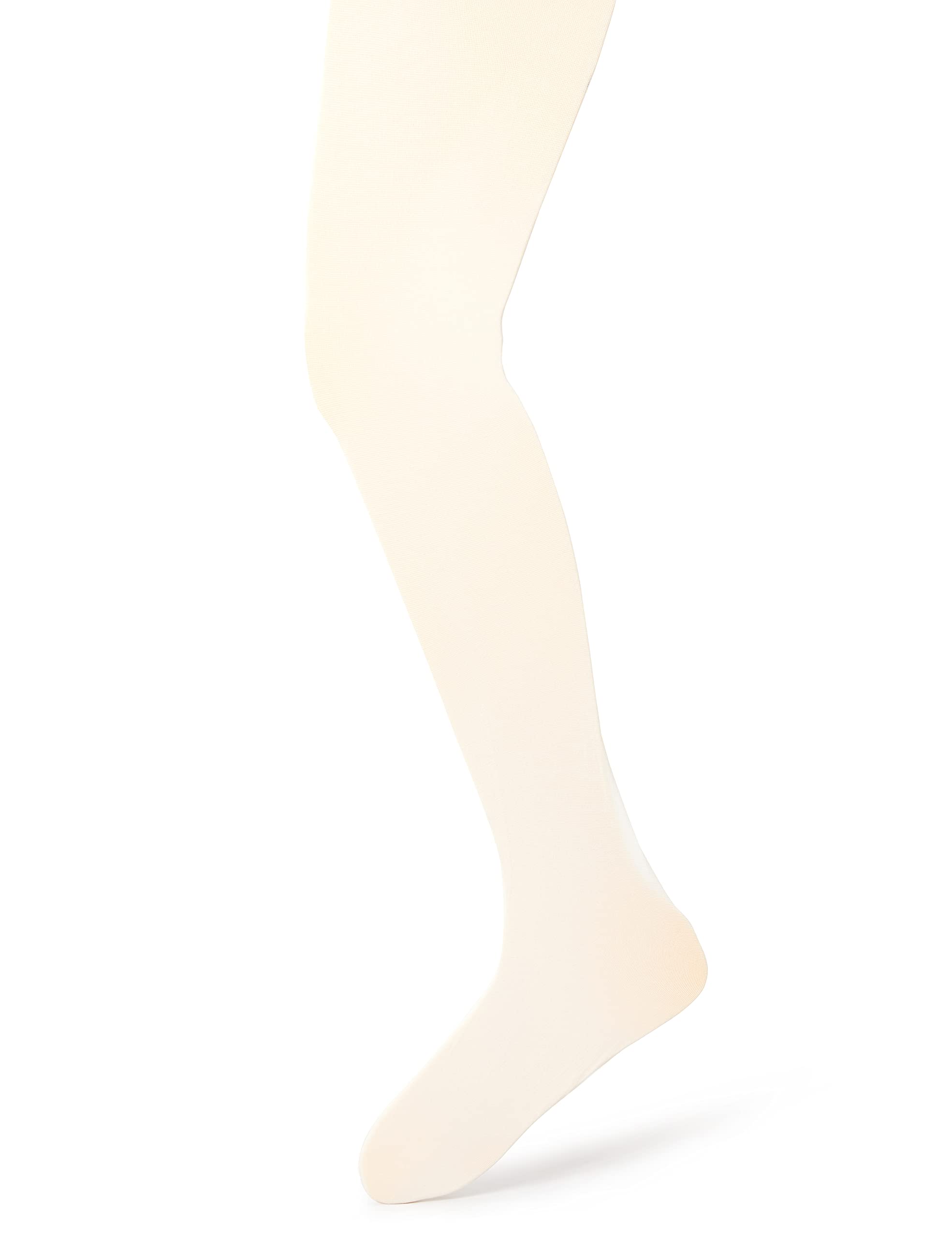 Country Kids Girls Ivory 'S Microfiber Opaques Tights, 9-11 Years Uk