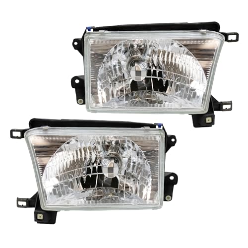 Image of TRQ Driver and Passenger Side Headlight Assembly Set | TRQ Driver and Passenger Side Headlight Assembly Set