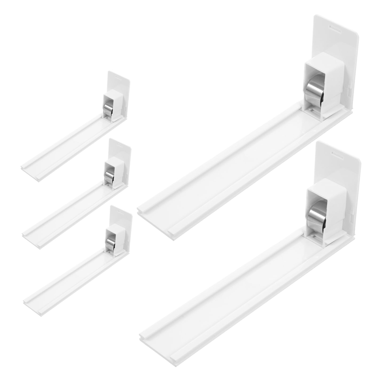 Ipetboom 5pcs Beverage Shelf Pusher: Store Display Shelves Automatic Display Stand Rack Beverage Soda Can Organizer for Market Store for Fridge 180-190mm