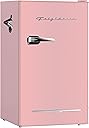 Frigidaire EFR376 Retro Bar Fridge Refrigerator with Side Bottle Opener, 3.2 cu. Ft, Pink/Coral