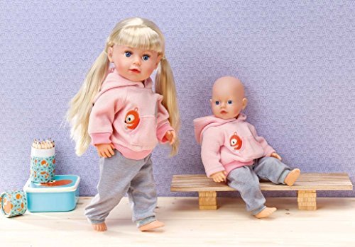 Zapf Creation 870044 Dolly Moda Sport-Outfit Pink, Puppenkleidung 39-46 cm – Bild 5