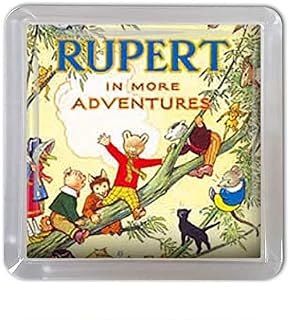 Rupert Bear coaster Vintage rupert bear images handmade unique gift