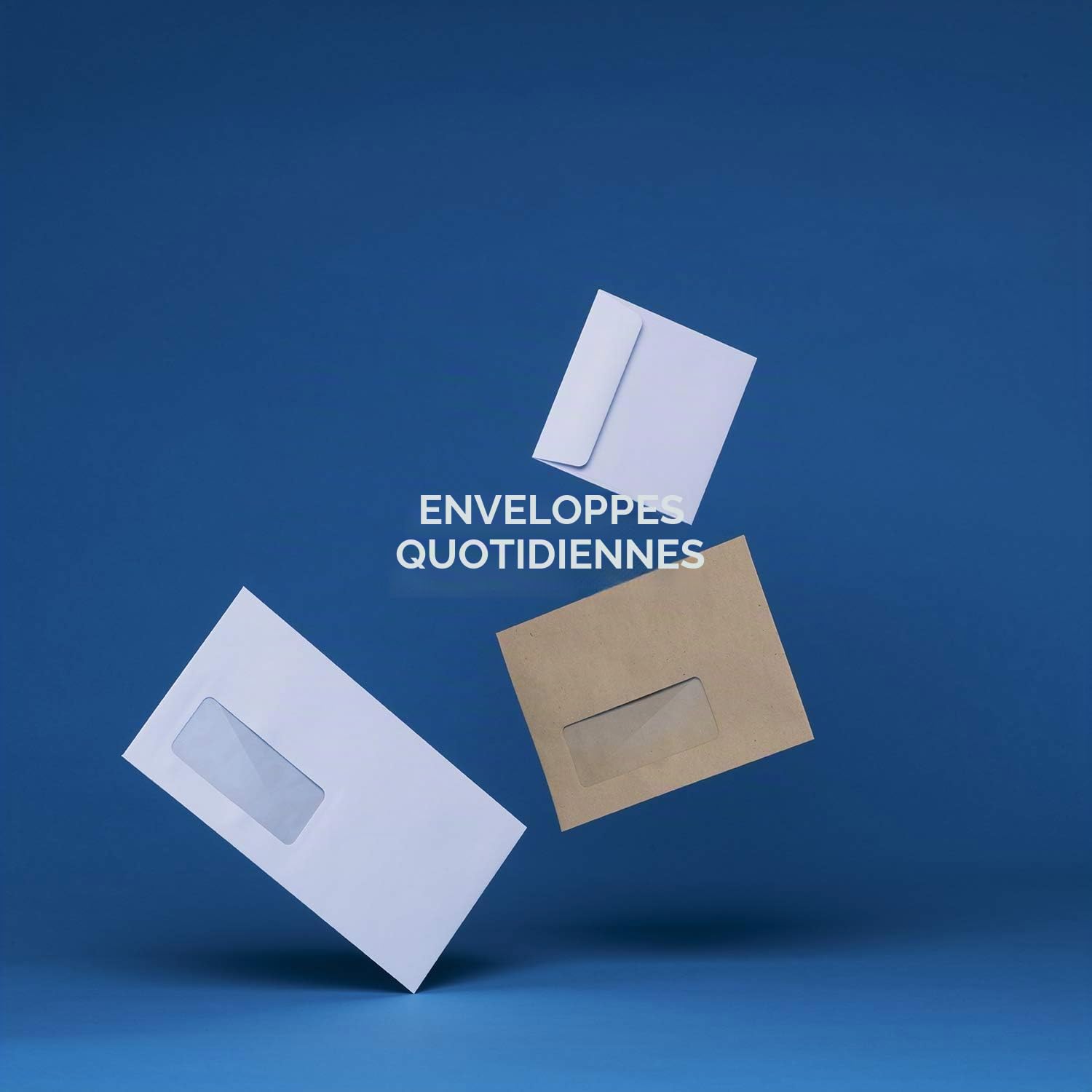 Blake Everyday | enveloppe (15.5 x 15.5cm) | 500 unités | 100 GSM | enveloppes blanches à bande protectrice | certifié PEFC et écologique | enveloppe mariage | enveloppes carrées | Modèle 0155PS
