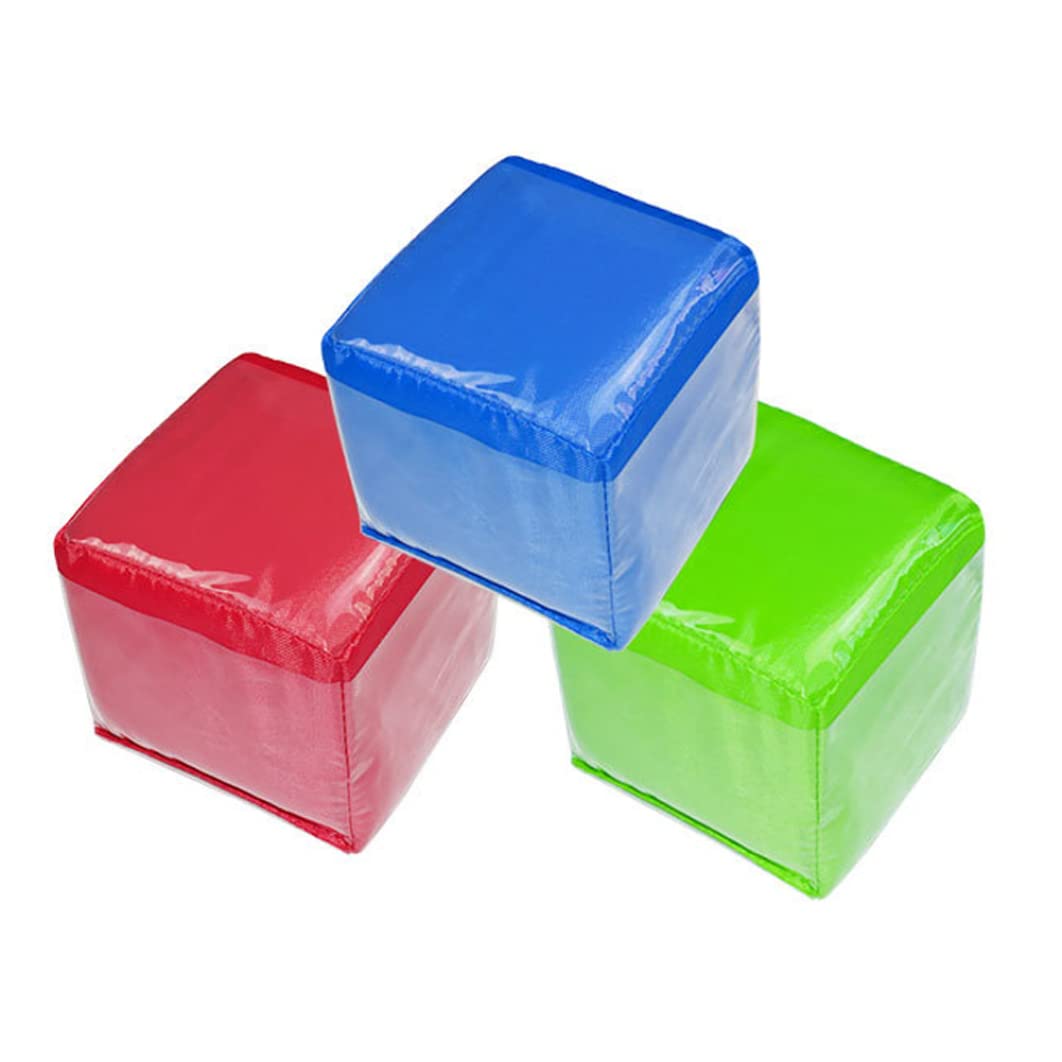 Set di 4 Dadi da Gioco, cubi in Morbida Schiuma, cubi tascabili per Imparare a insegnare, Dadi tascabili, in Schiuma, Grandi per Il Set Classe
