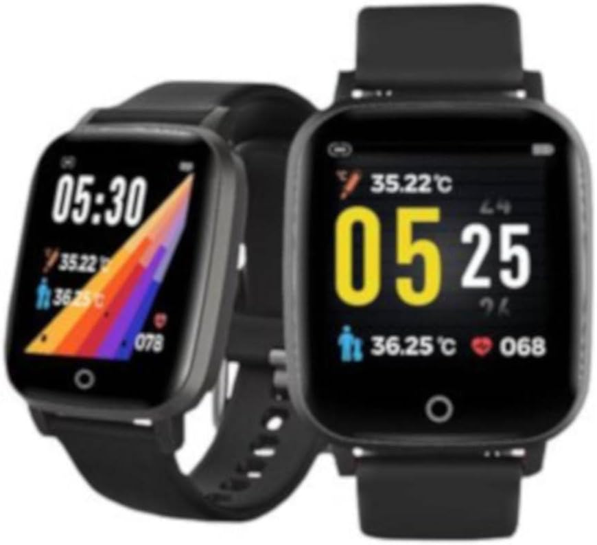Gadgets One SMARTWATCH K6 con Sensor DE Temperatura Ritmo CARDIACO Y contra  Agua : Amazon.com.mx: Electrónicos