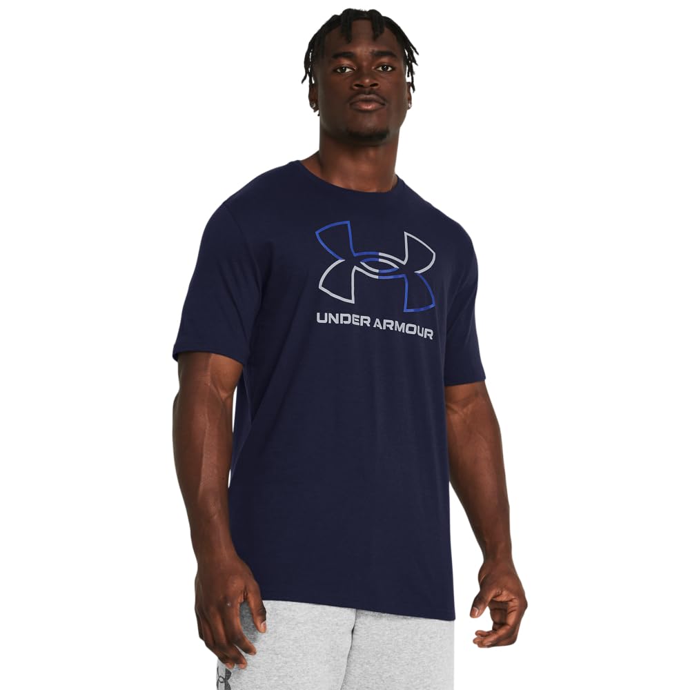 Under Armour Ua Mens Ua Gl Foundation Update Ss Midnight Navy/Royal/Steel 3XL