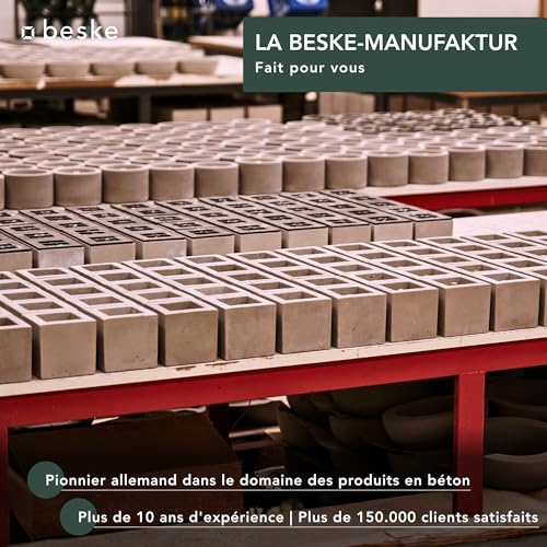 Brasero de table béton avec mèche permanente sans fin Pico - 7