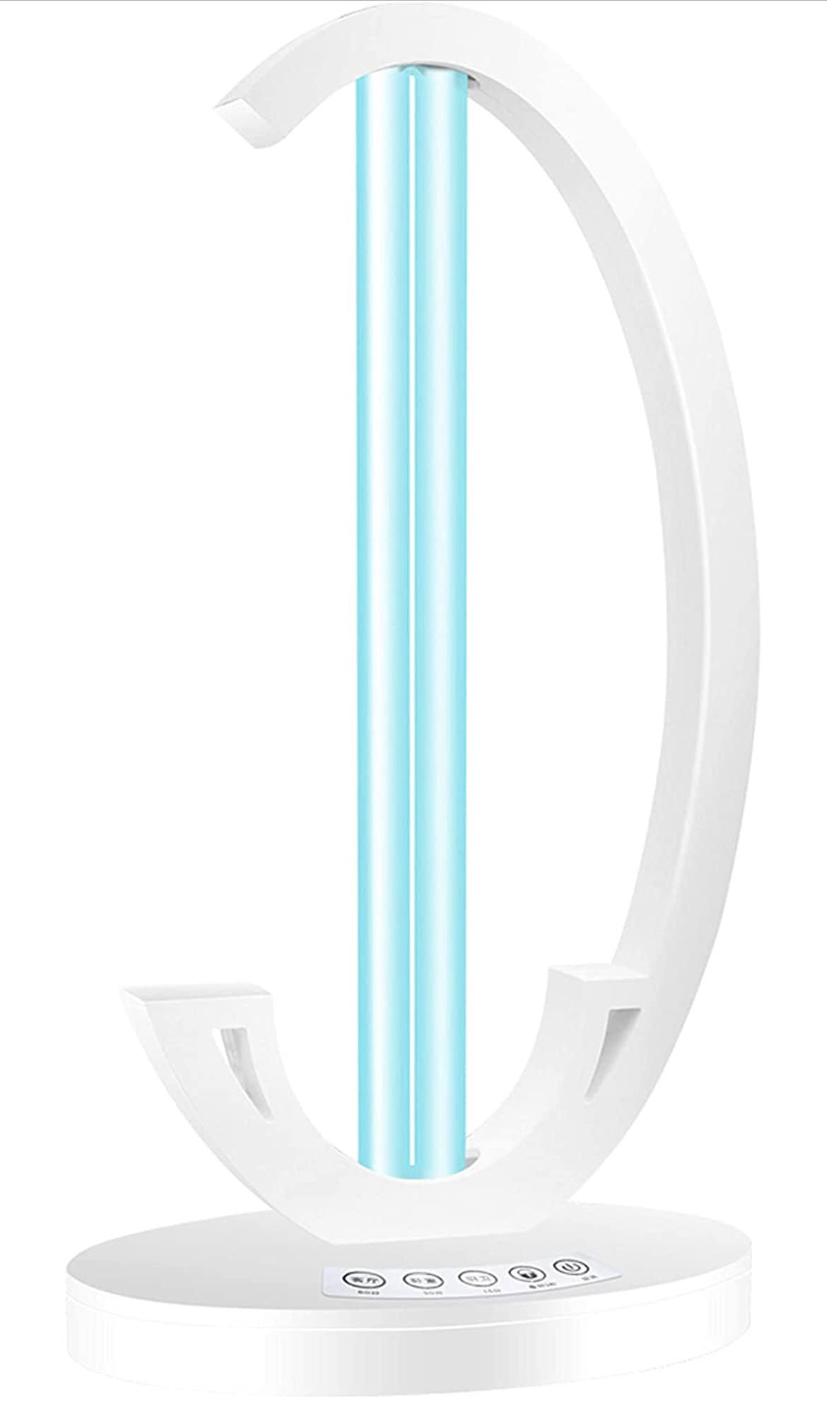 BEL AIR HOME - Lampada Germicida UV 38W con Telecomando, Pack da 2 | Elimina il 99,9% di Batteri e Germi | Ideale per Casa, Ufficio | Controllo a Distanza, Timer 15/30/60 Min