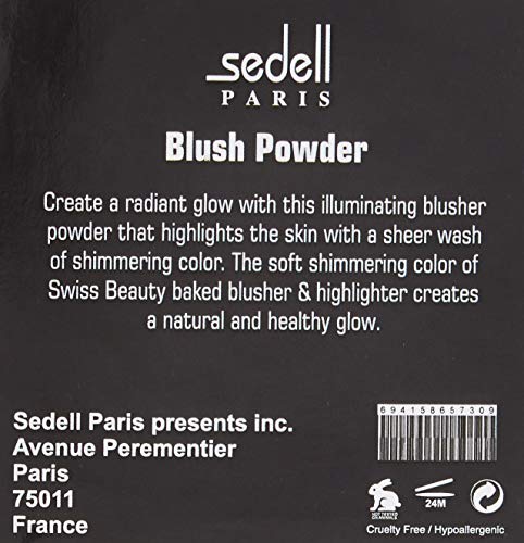 Image of Sedell Blush Powder, Peach, 8 grams