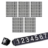 East Leaf プライスキューブ 値札 ディスプレイ おしゃれ Ｍサイズ 黒/白文字 50個 セット