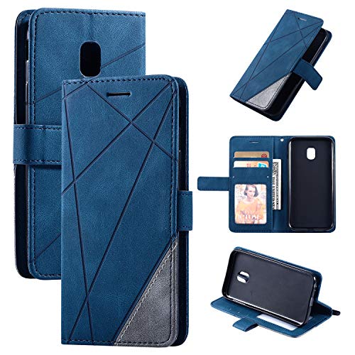 QiongniAN Compatible con Nokia 3 Funda móvil,Compatible con Nokia 3 TA-1020 TA-1032 Funda Estuche de Cuero Funda Blue