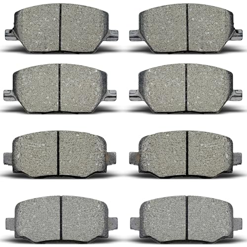 TALAMOYI D1811 D1809 Front Rear Ceramic Brake Pads Sets Fit
