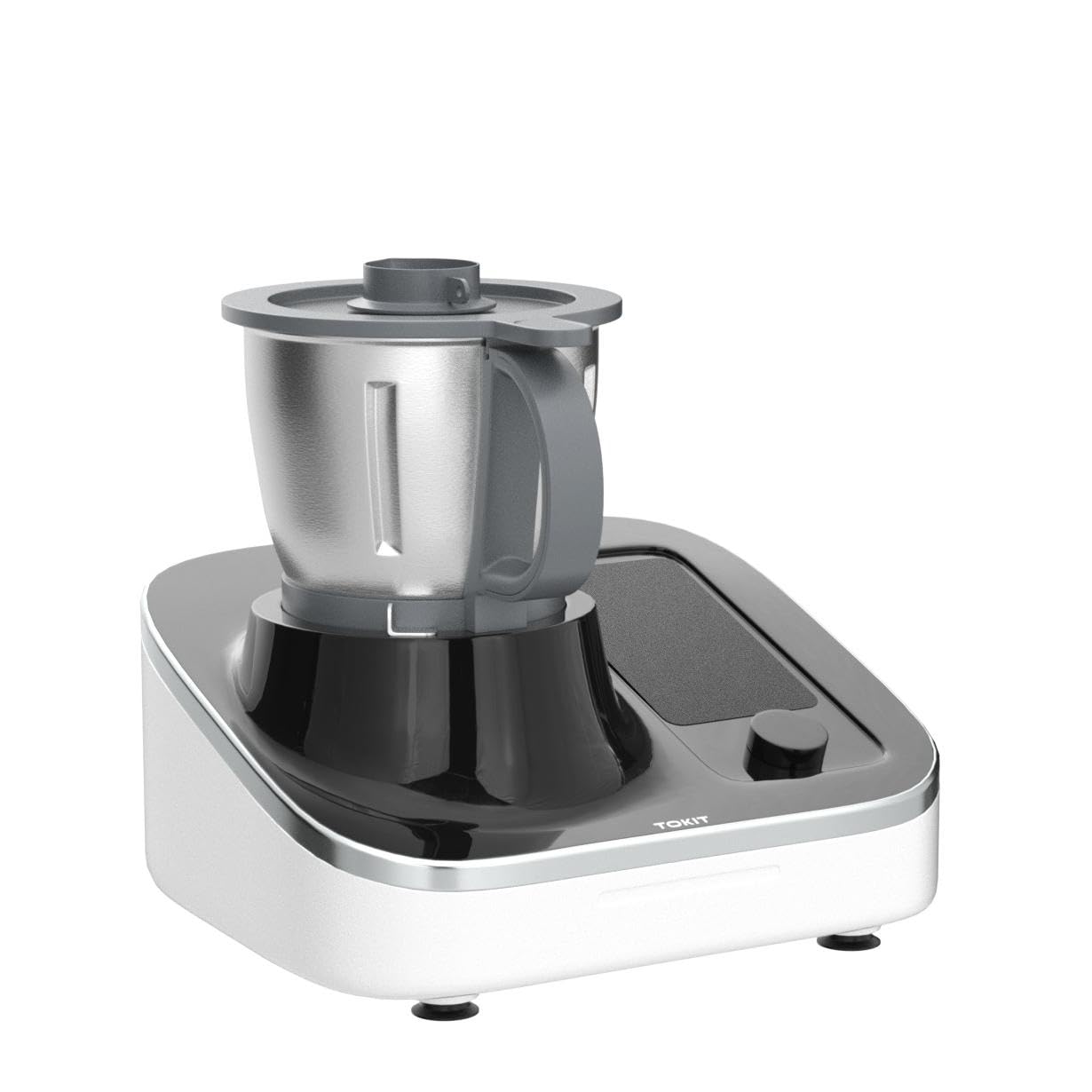 TOKIT C2 AI Omni Cook Robot 21-in-1 Food Processor 7'' Touch Screen Ricette guidate Pre-pulizia, tritatutto, spremiagrumi, frullatore, frullatore, pesa, cottura a vapore, tritatura del ghiaccio