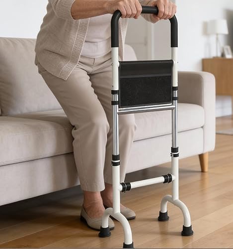 Stand Assist Aid for Elderly Chair Couch Standing Aids and Supports Hip Knee Surgery Recovery Aid Adjustable up to 400lb Height, Mobility Aids Tool Help get up for Seniors Bedrooms Toilet Bathrooms